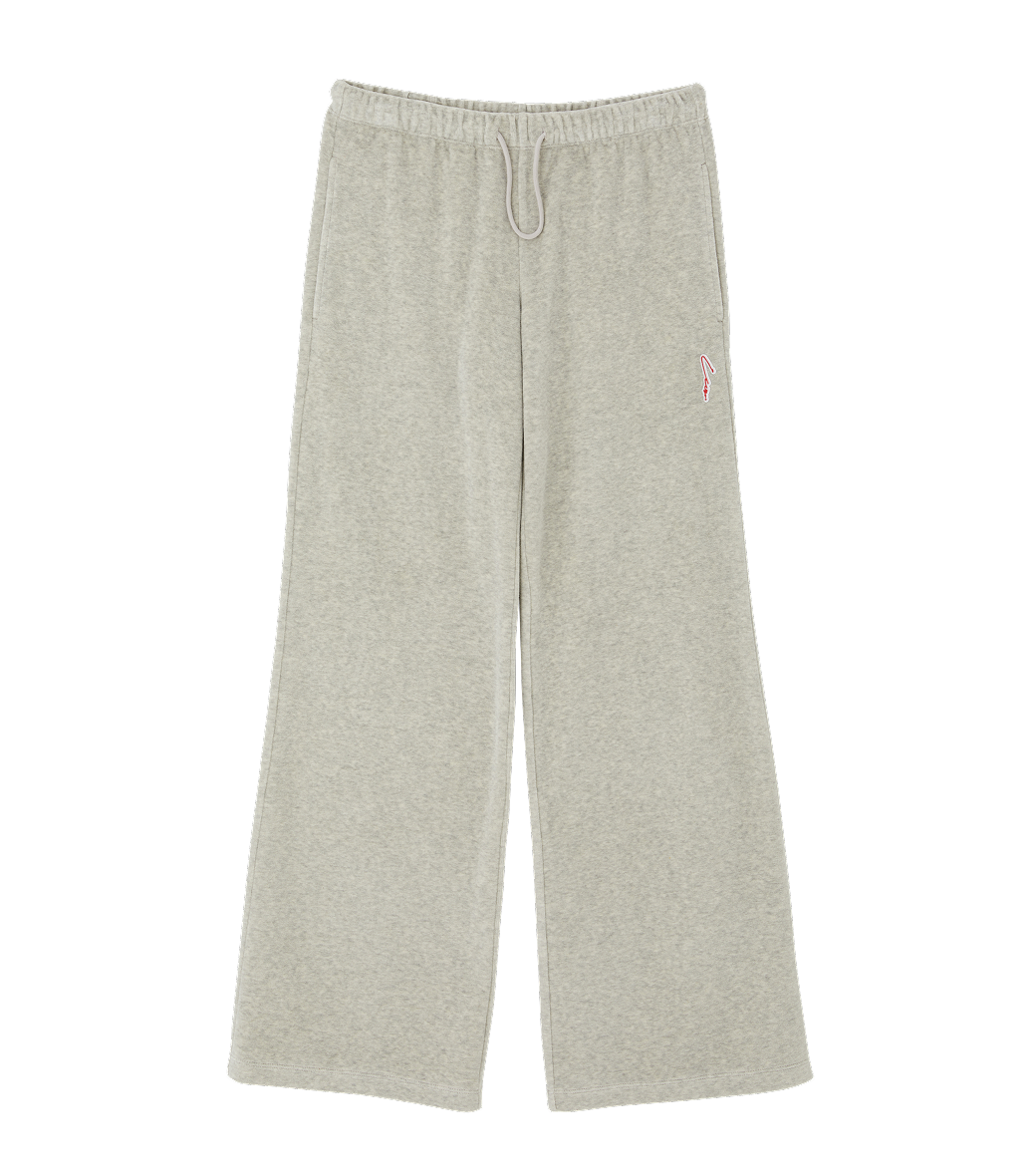 VELOUR LOW-RISE TRAINING PANTS
