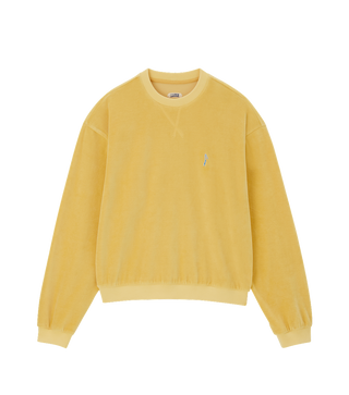 VELOUR OVERSIZED SWEATSHIRT