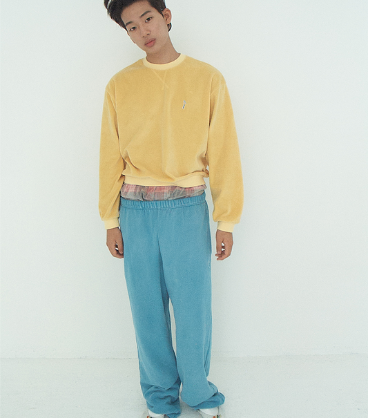 GARMENT DYED SWEAT JOGGER PANTS