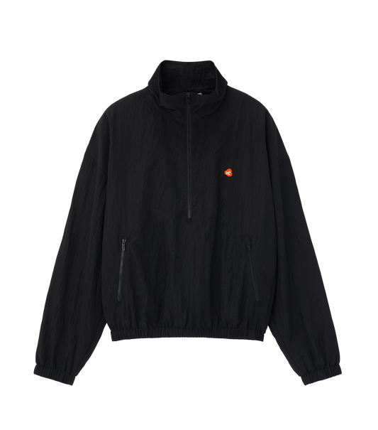 JUBANGWOL LOGO NYLON HALF ZIP UP