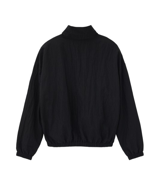 JUBANGWOL LOGO NYLON HALF ZIP UP