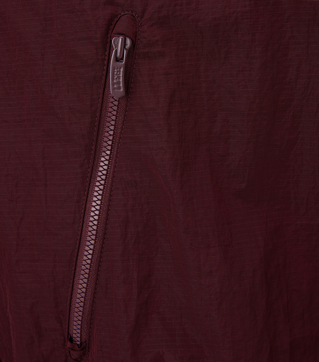 JUBANGWOL LOGO NYLON HALF ZIP UP