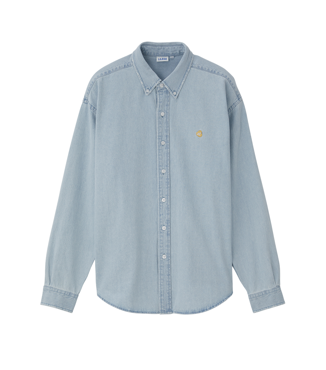 DESTROYED DENIM SHIRT