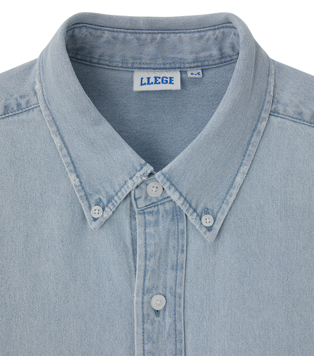 DESTROYED DENIM SHIRT