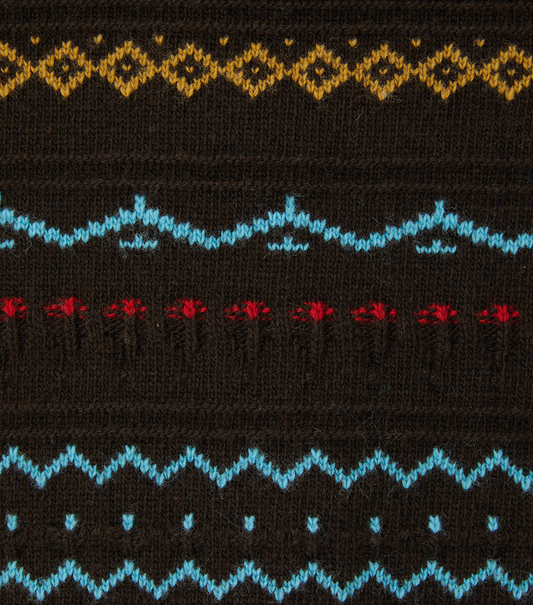 FAIR ISLE POLO KNIT
