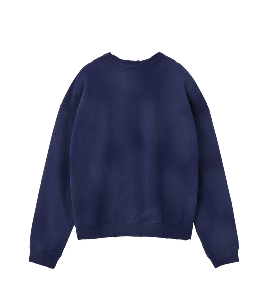 GARMENT DYED CUBE LOGO SWEATSHIRT