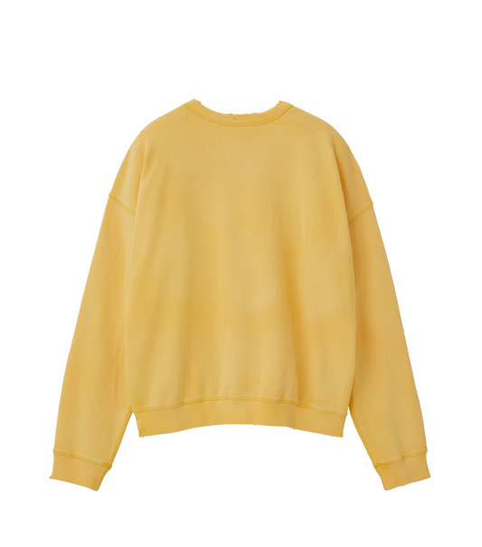 GARMENT DYED CUBE LOGO SWEATSHIRT