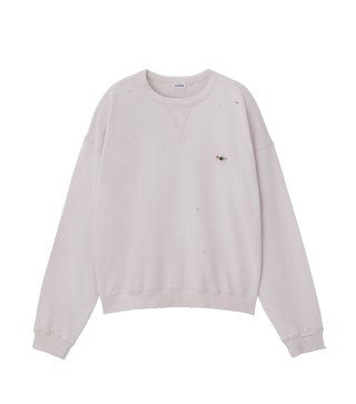 GARMENT DYED CUBE LOGO SWEATSHIRT