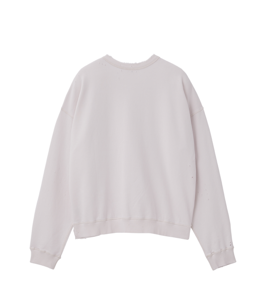 GARMENT DYED CUBE LOGO SWEATSHIRT