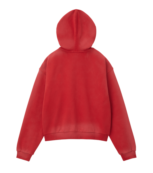 GARMENT DYED HOODIE JUMPER