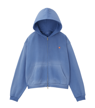 GARMENT DYED HOODIE JUMPER