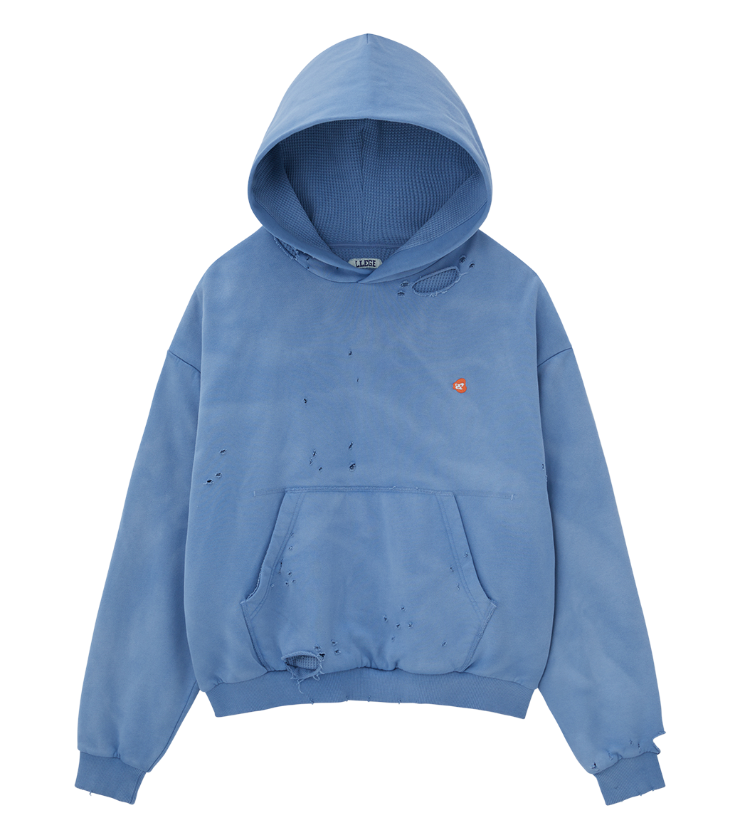 GARMENT DYED REVERSIBLE HOODIE