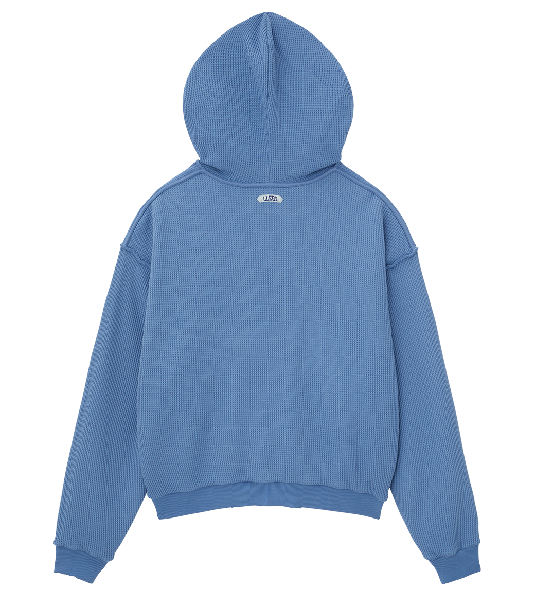 GARMENT DYED REVERSIBLE HOODIE