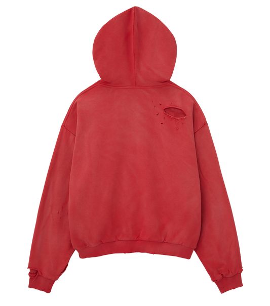 GARMENT DYED REVERSIBLE HOODIE