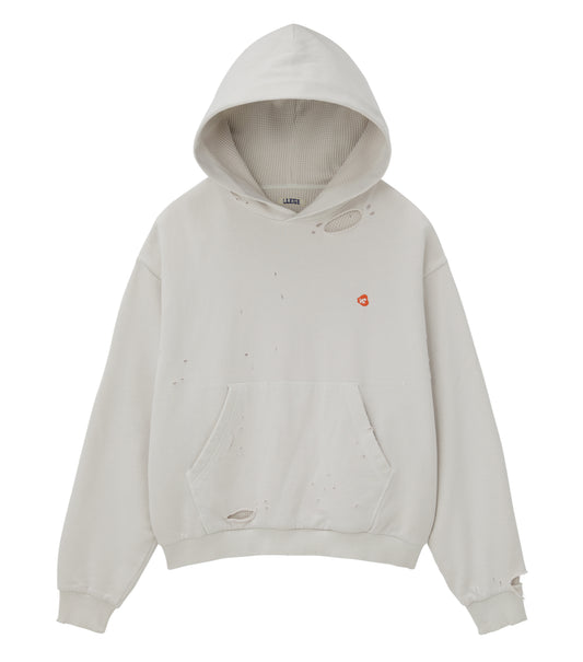 GARMENT DYED REVERSIBLE HOODIE