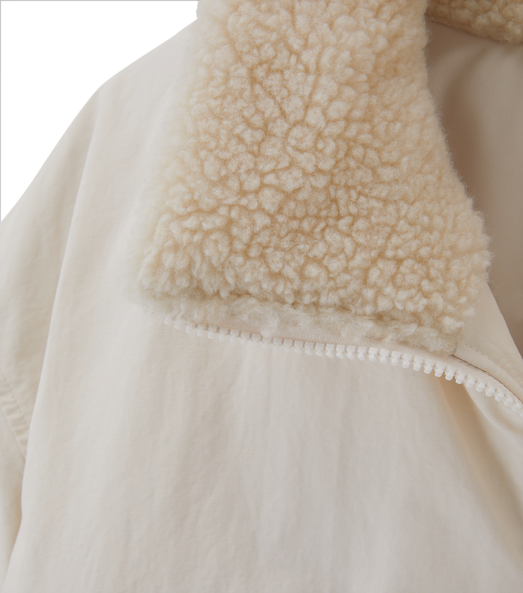 OVERSIZED SHEARING COLLAR JACKET