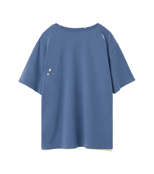 DISTRESSED DETAIL REVERSIBLE T-SHIRT
