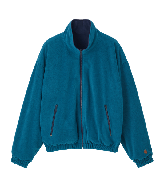 REVERSIBLE FLEECE TRACK JUMPER
