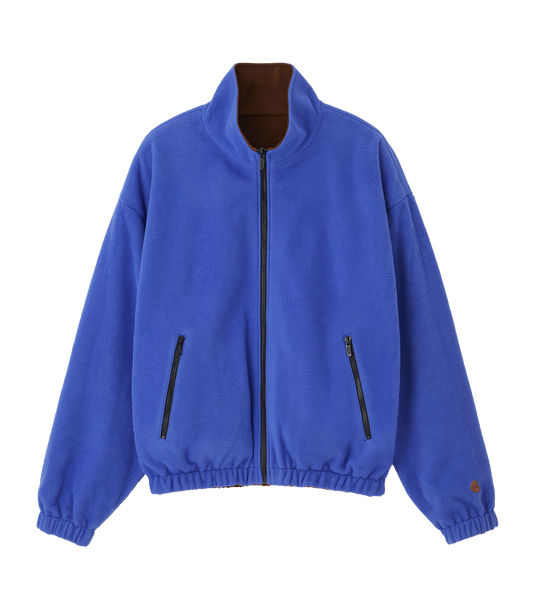 REVERSIBLE FLEECE TRACK JUMPER
