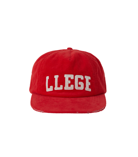 LOGO EMBROIDERY CORDUROY CAP