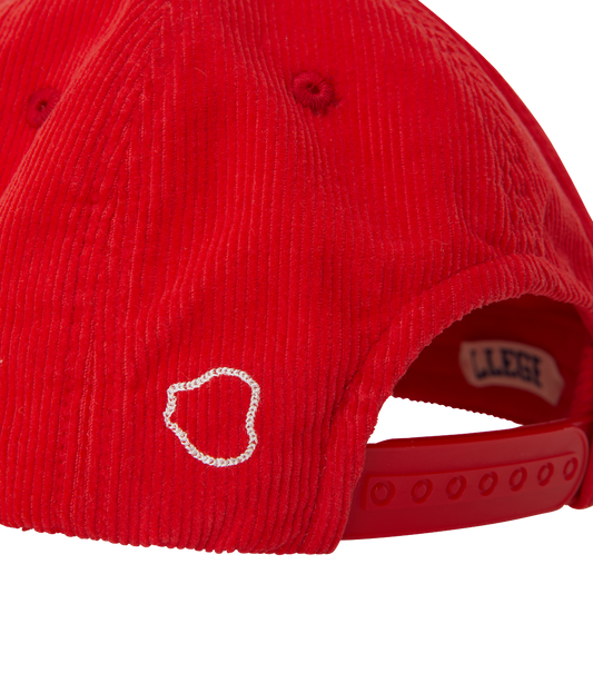 LOGO EMBROIDERY CORDUROY CAP
