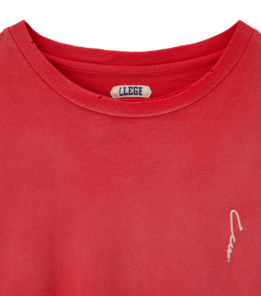 GARMENT DYED LONG SLEEVE LOOSE T-SHIRT