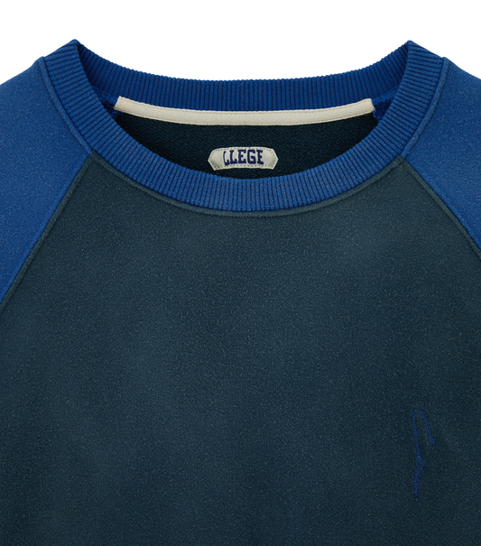 CONTRAST RAGLAN VINTAGE SWEATSHIRT