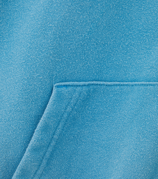 GARMENT DYED OVERSIZED HOODY ZIP-UP