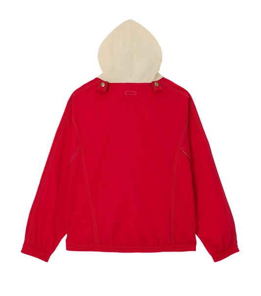 COLOR BLOCK HOODY PULLOVER