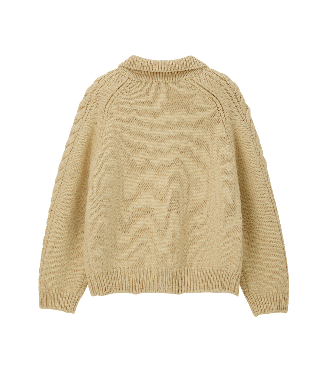 CUBE DETAIL CABLE KNIT JUMPER