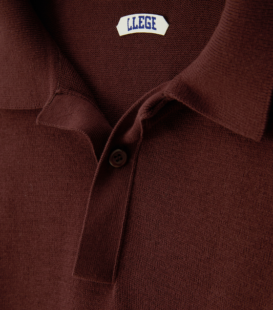 OVERSIZED CUBE DETAIL POLO KNIT