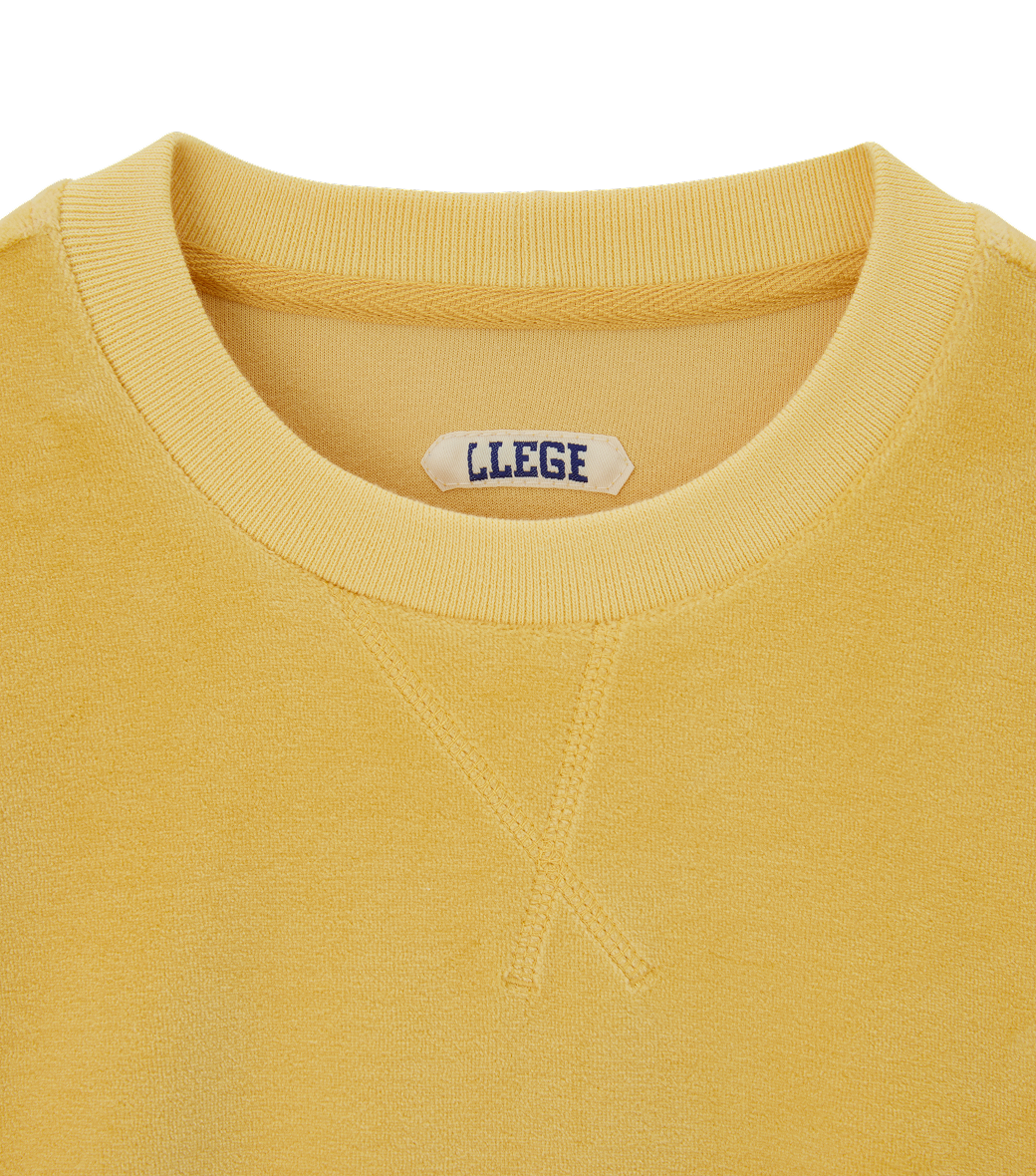 VELOUR OVERSIZED SWEATSHIRT