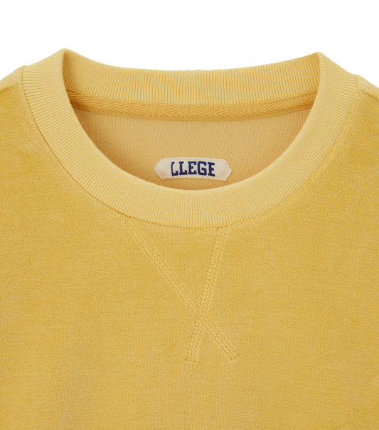 VELOUR OVERSIZED SWEATSHIRT