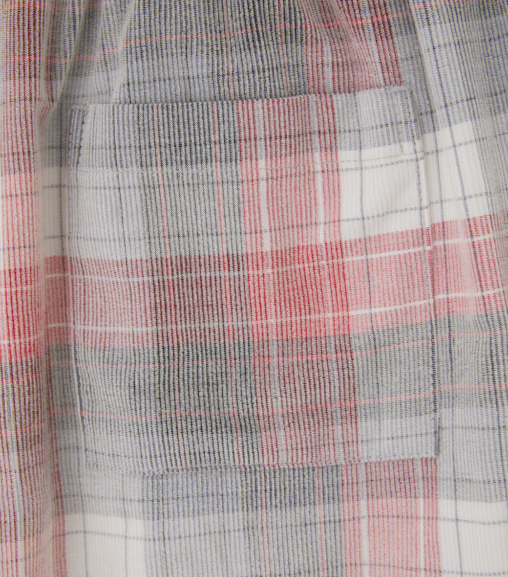 FADED CHECK PAJAMA PANTS