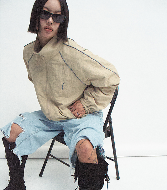 NYLON TRACK JUMPER