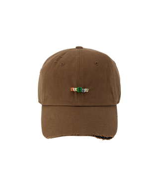 CUBE LOGO DESTROYED BALL CAP
