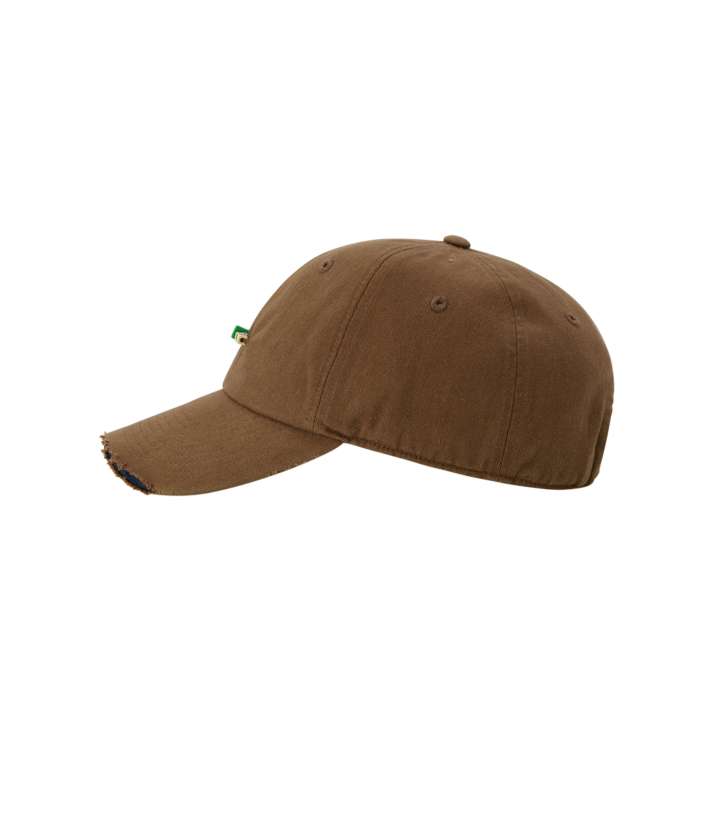 CUBE LOGO DESTROYED BALL CAP