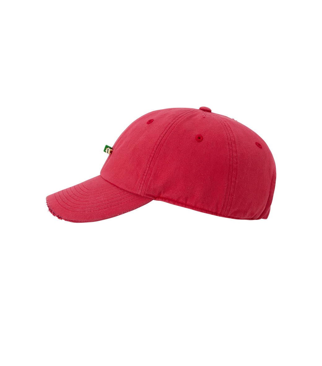 CUBE LOGO DESTROYED BALL CAP