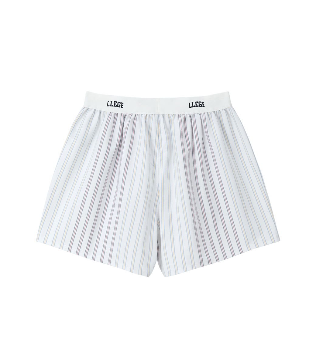 MULTI STRIPE OXFORD BOXER PANTS