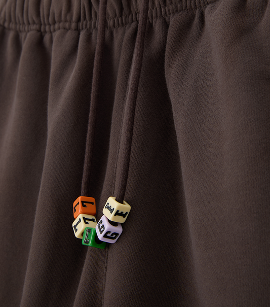 GARMENT DYED CUBE LOGO SHORTS