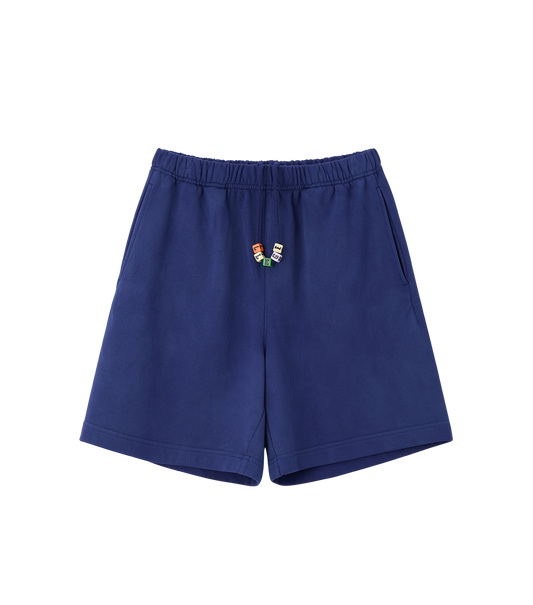 GARMENT DYED CUBE LOGO SHORTS
