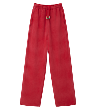 GARMENT DYED CUBE LOGO SWEATPANTS