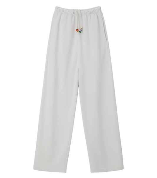 GARMENT DYED CUBE LOGO SWEATPANTS