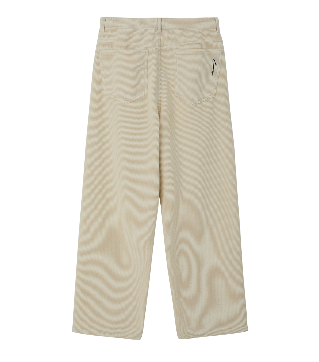 LLEGE EMBROIDERY CORDUROY PANTS