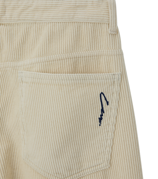 LLEGE EMBROIDERY CORDUROY PANTS