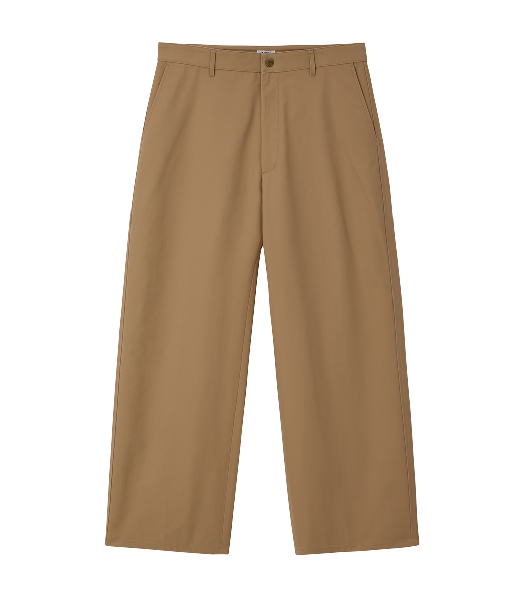 BOARDER COTTON PANTS