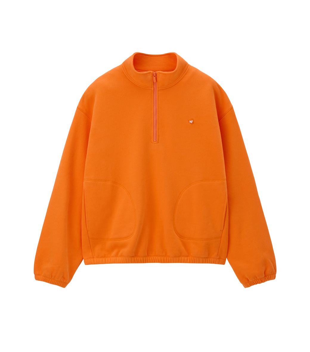 OVERSIZED HALF ZIP-UP